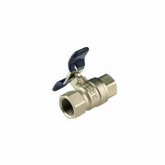 INOB200 شیر توپ مس DN15 سوراخ پروانه دریچه دسته 1/2in - 2in رشته زنانه