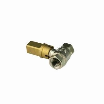 INOB300 Standard Brass Ball Valves Bore Key Handle 1/2in - 3/4in دریچه گلوله قفل رشته زنانه