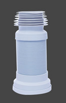 سیم فلزی WC Long Toilet Pan Connector لوله P Trap WC Connector با تقویت فلزی
