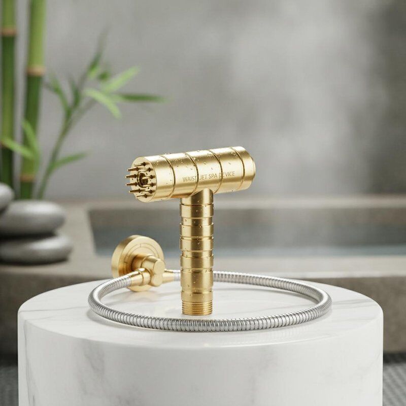کمر Jet Brass دستگاه SPA دوش دستی با دوام بیشتر مناسب برای امکانات اسپا و محیط های درمانی